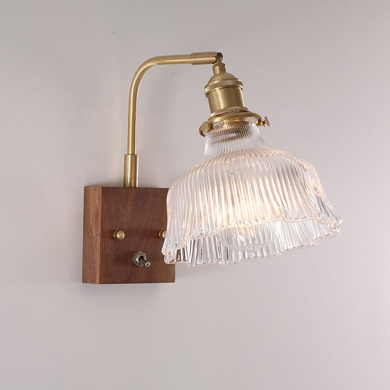 Black Walnut Wall Lamp