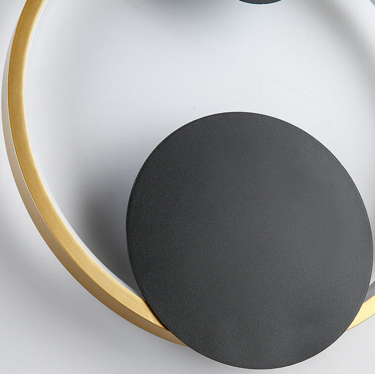 Oval Round Ring Wall Lamp