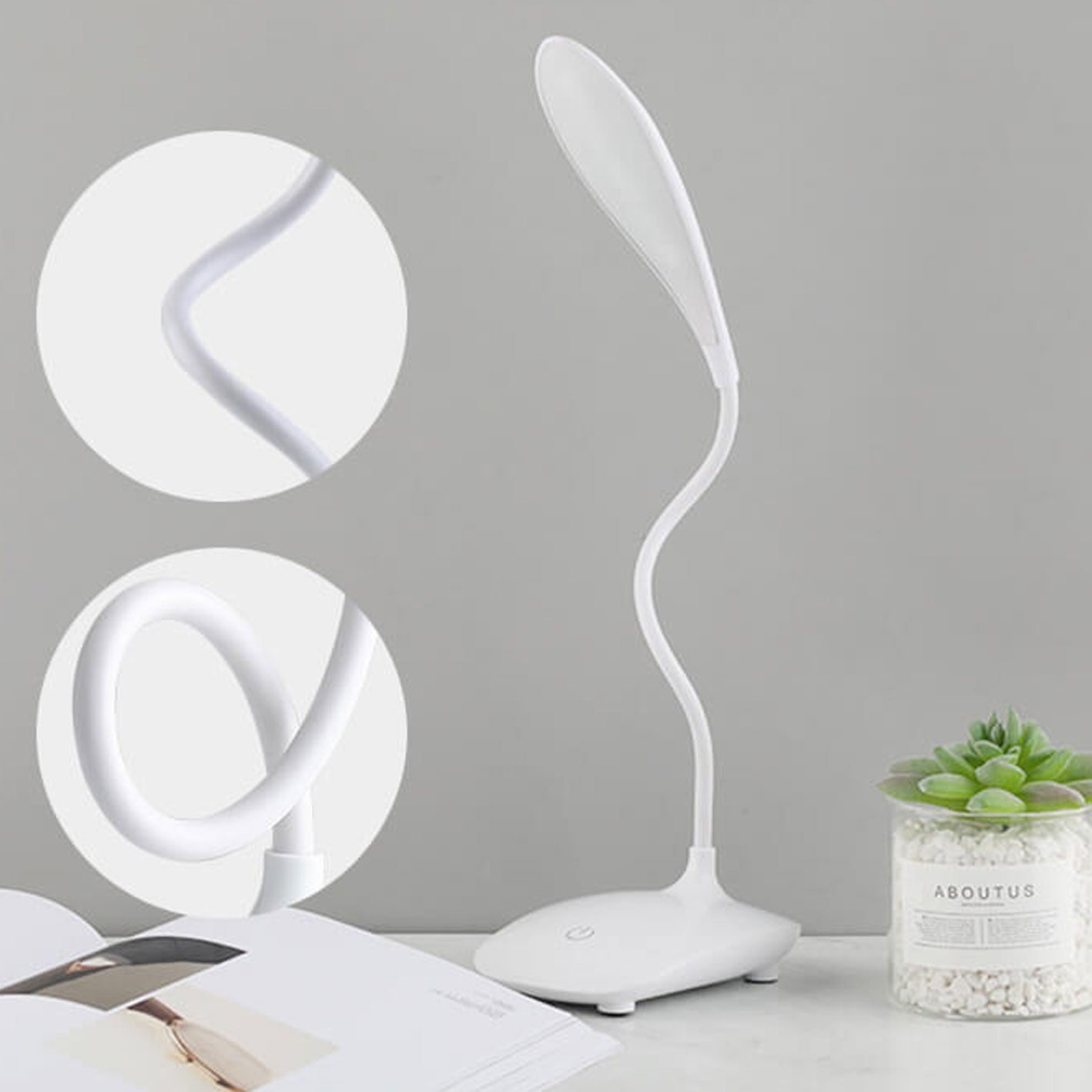 Twistable Touch Folding Eye Table Lamp