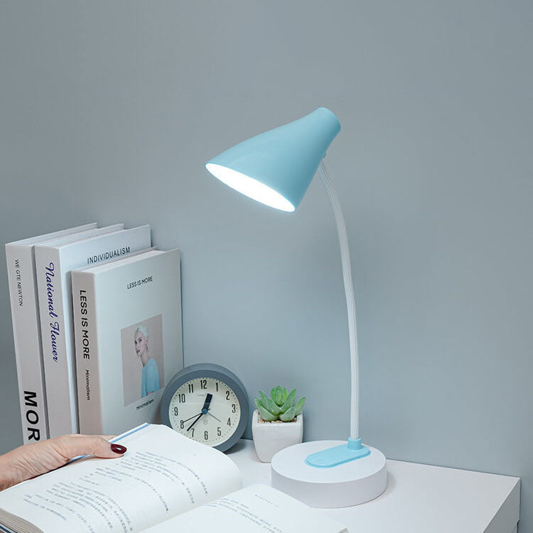 Plastic Round Foldable Table Lamp