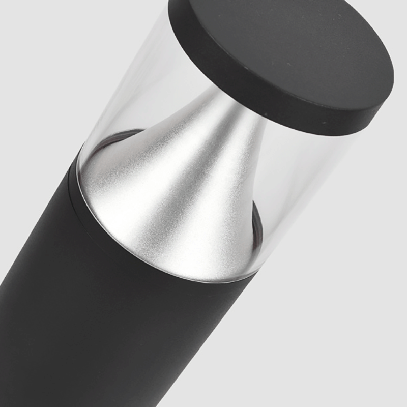 Contemporary Industrial Aluminum Column Outdoor Light