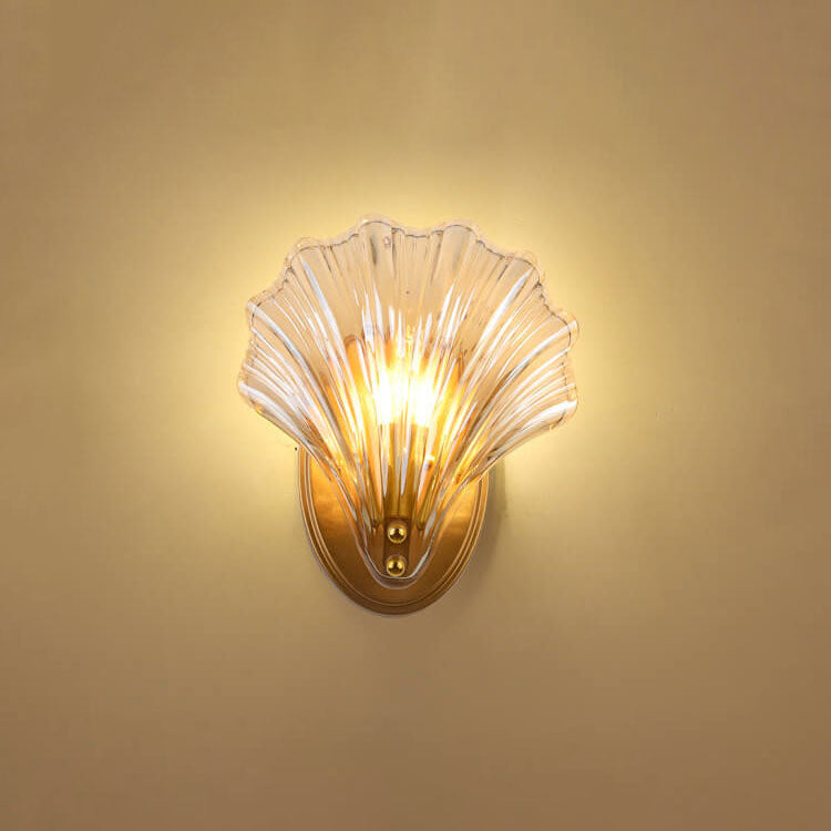 Glass Shell Wall Lamp