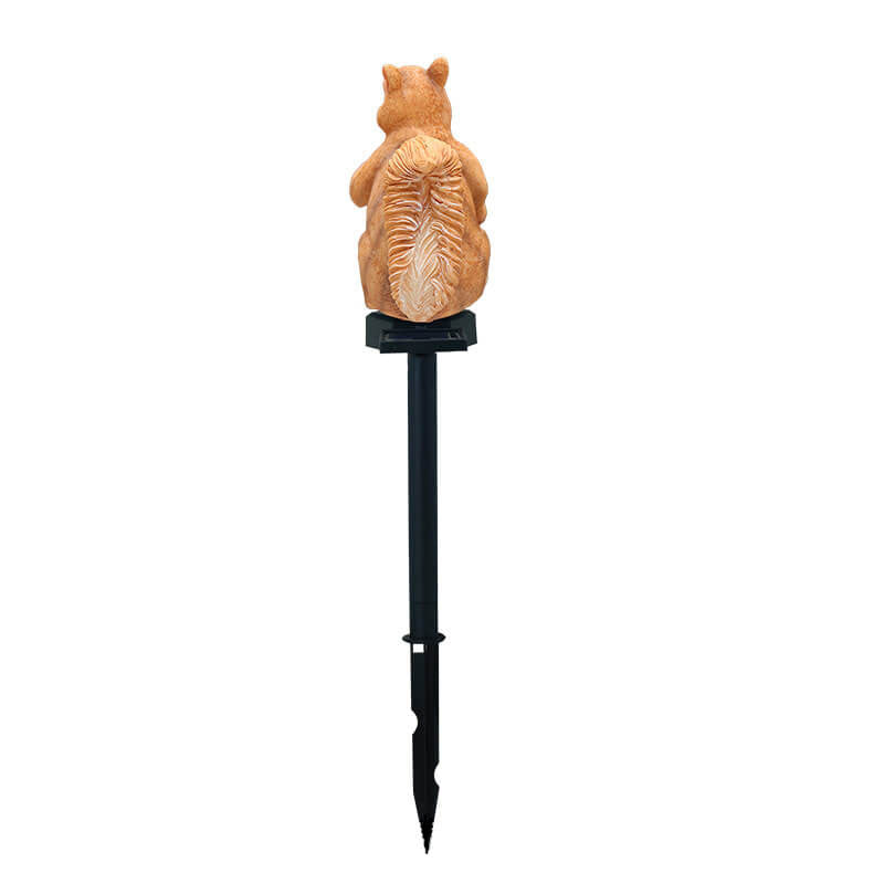 Resin Squirrel Solar Waterproof Outdoor Light