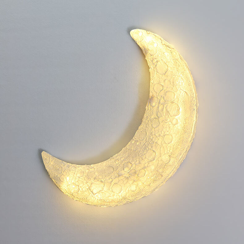 Moon Shape Resin Rainproof Outdoor Light