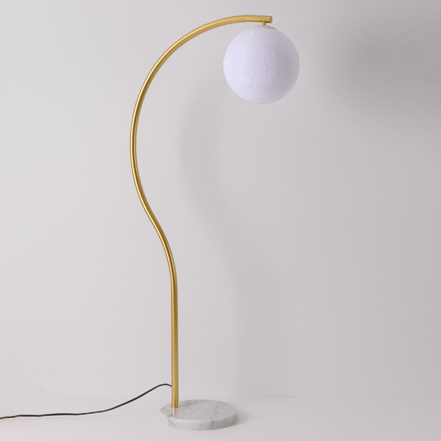 Iron Marble Floor Lamp