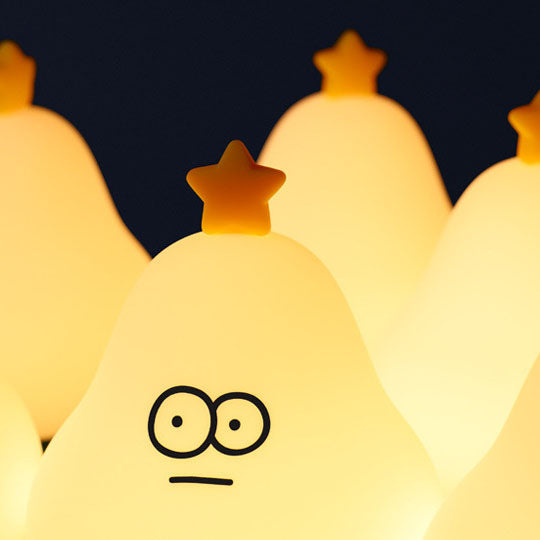 Cartoon Pear Silicone Timing Table Lamp