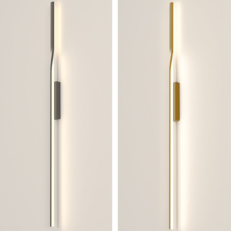 Aluminum Straight Line Silicone Wall Lamp