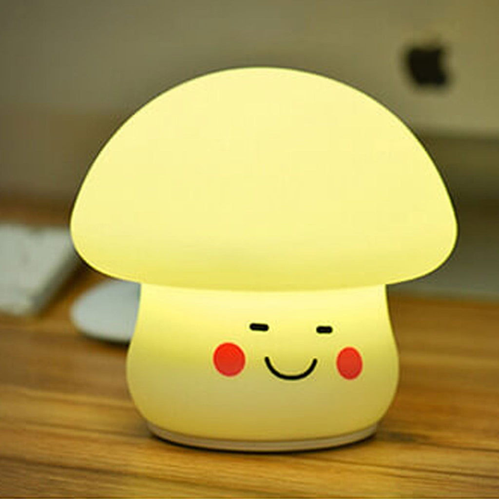 Cartoon Mushroom Silicone Night Table Lamp
