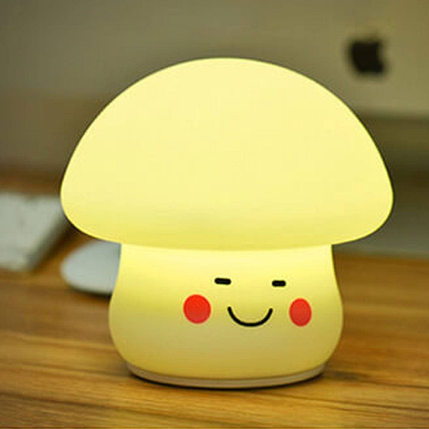 Cartoon Mushroom Silicone Night Table Lamp