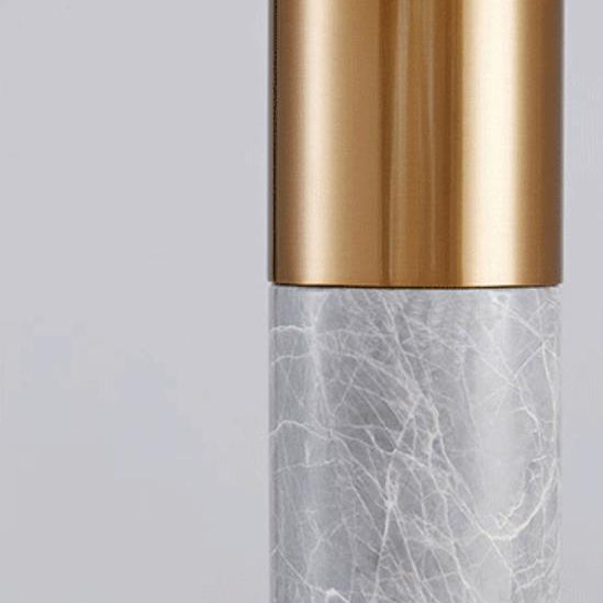 Marble Cylinder Bedroom Table Lamp