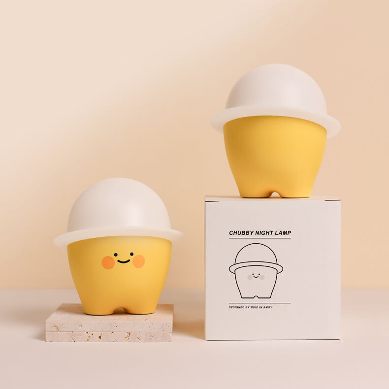 Cute Emoji Silicone Night Table Lamp
