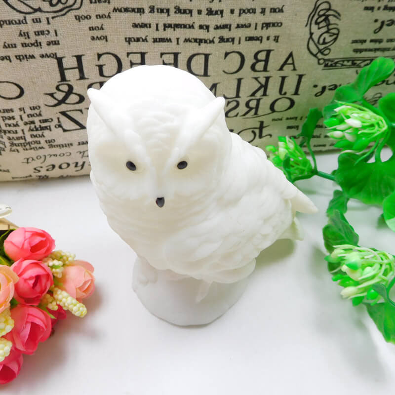 Owl Enamel Night Table Lamp