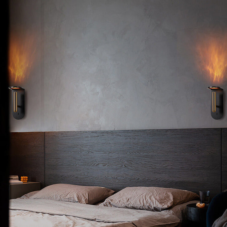 Flame Shadow Rotatable Wall Lamp