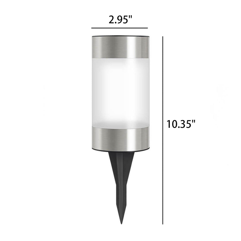 Solar Plastic Cylindrical Design Outdoor Light