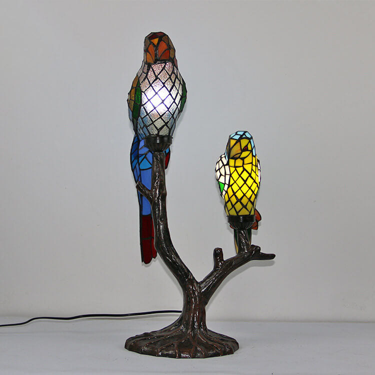Bird Branch Design 2-Light Table Lamp