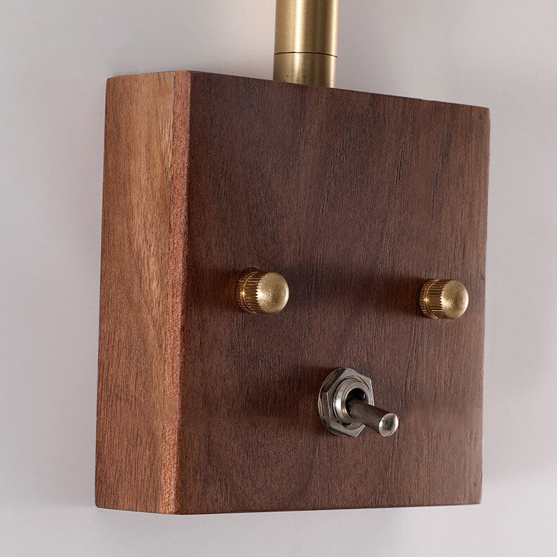 Black Walnut Wall Lamp