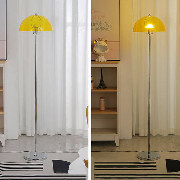 Nordic Vintage Acrylic Clear Floor Lamp