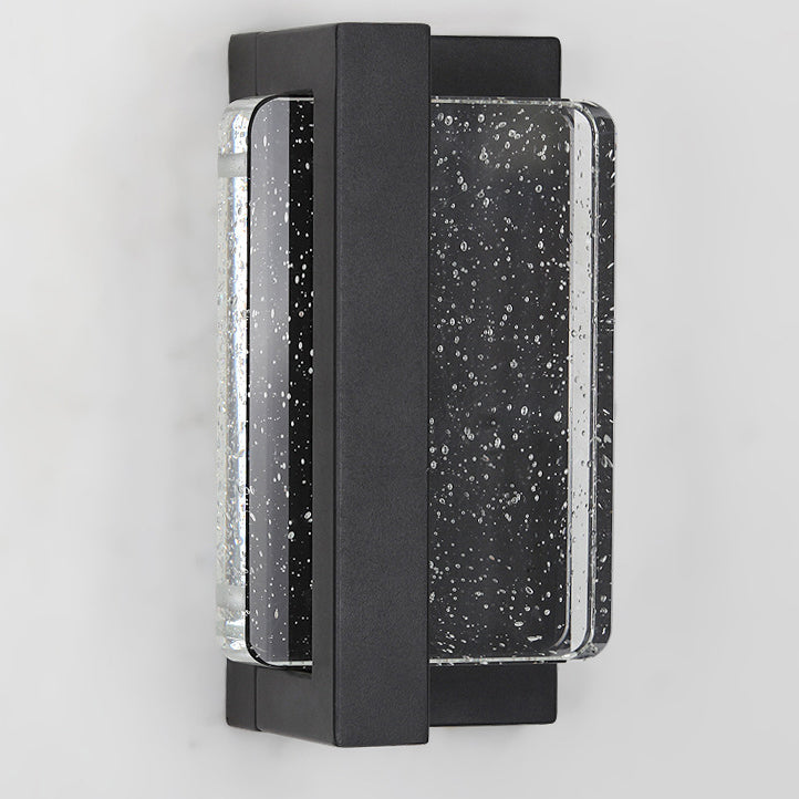 Rectangle Iron Crystal Garden Outdoor Light