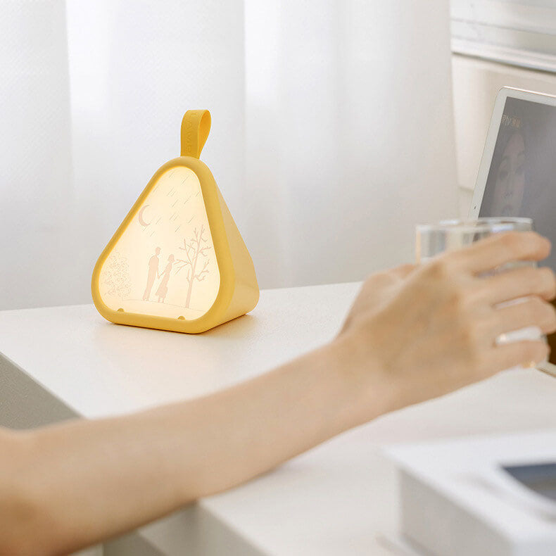 Triangle Seven Color Atmospheric Table Lamp