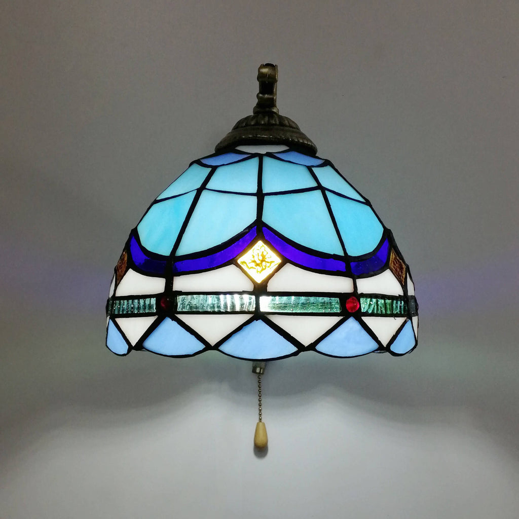 Resin Glass Flower Shape Wall Lamp