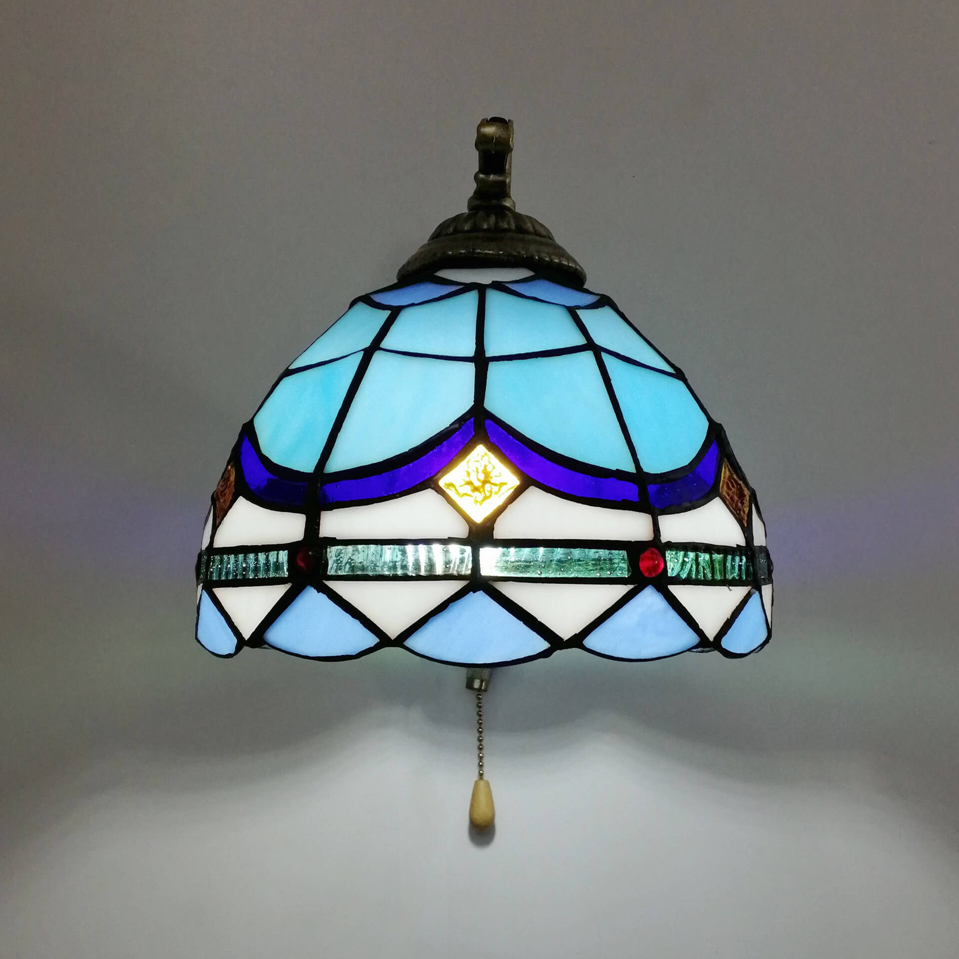 Resin Glass Flower Shape Wall Lamp