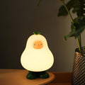 Cartoon Pear Silicone Night Table Lamp