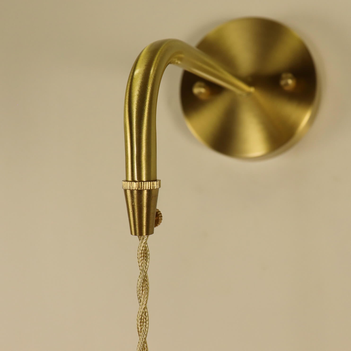 Brass Crystal Glass Wall Lamp