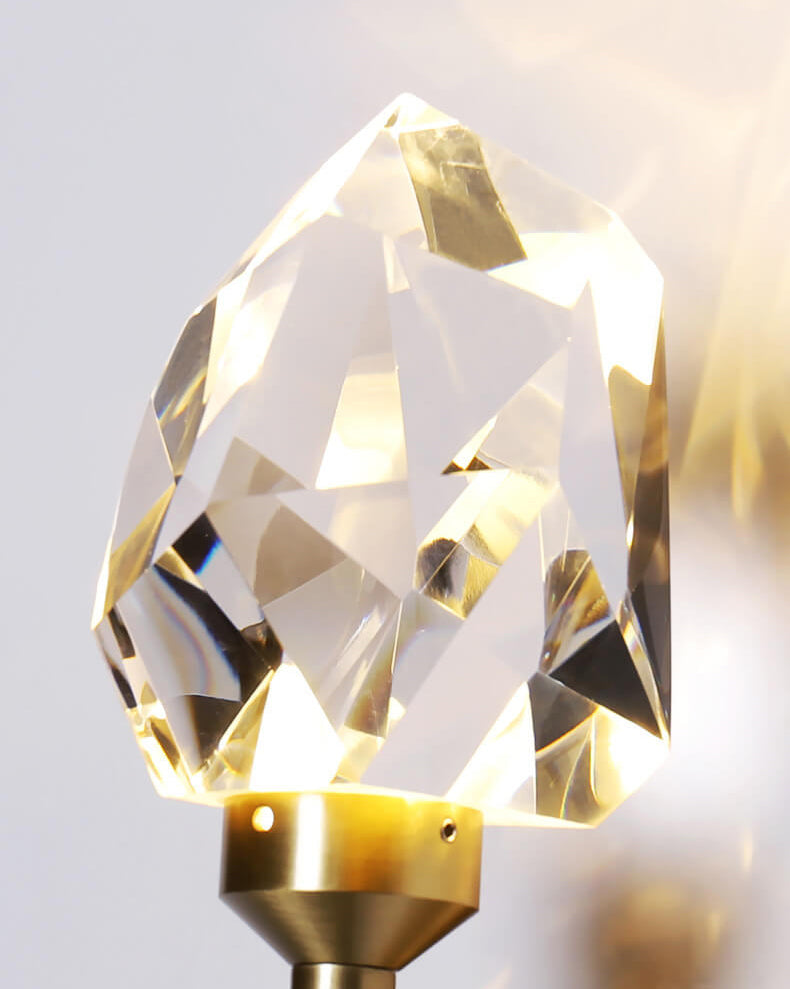 Full Copper Crystal Scepter Wall Lamp