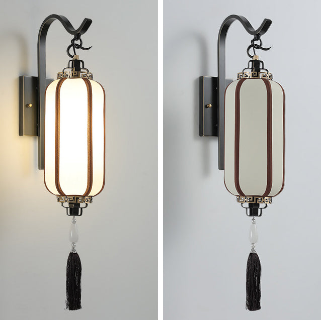 Copper Lantern Design Hallway Wall Lamp