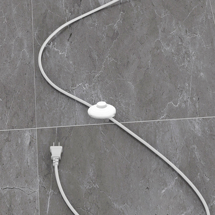 Half Circle Iron Acrylic Floor Lamp