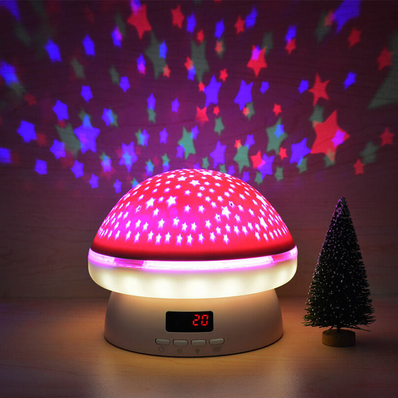Mushroom Star ABS Projection Table Lamp