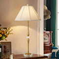 Fabric Pleated Cone Long Table Lamp