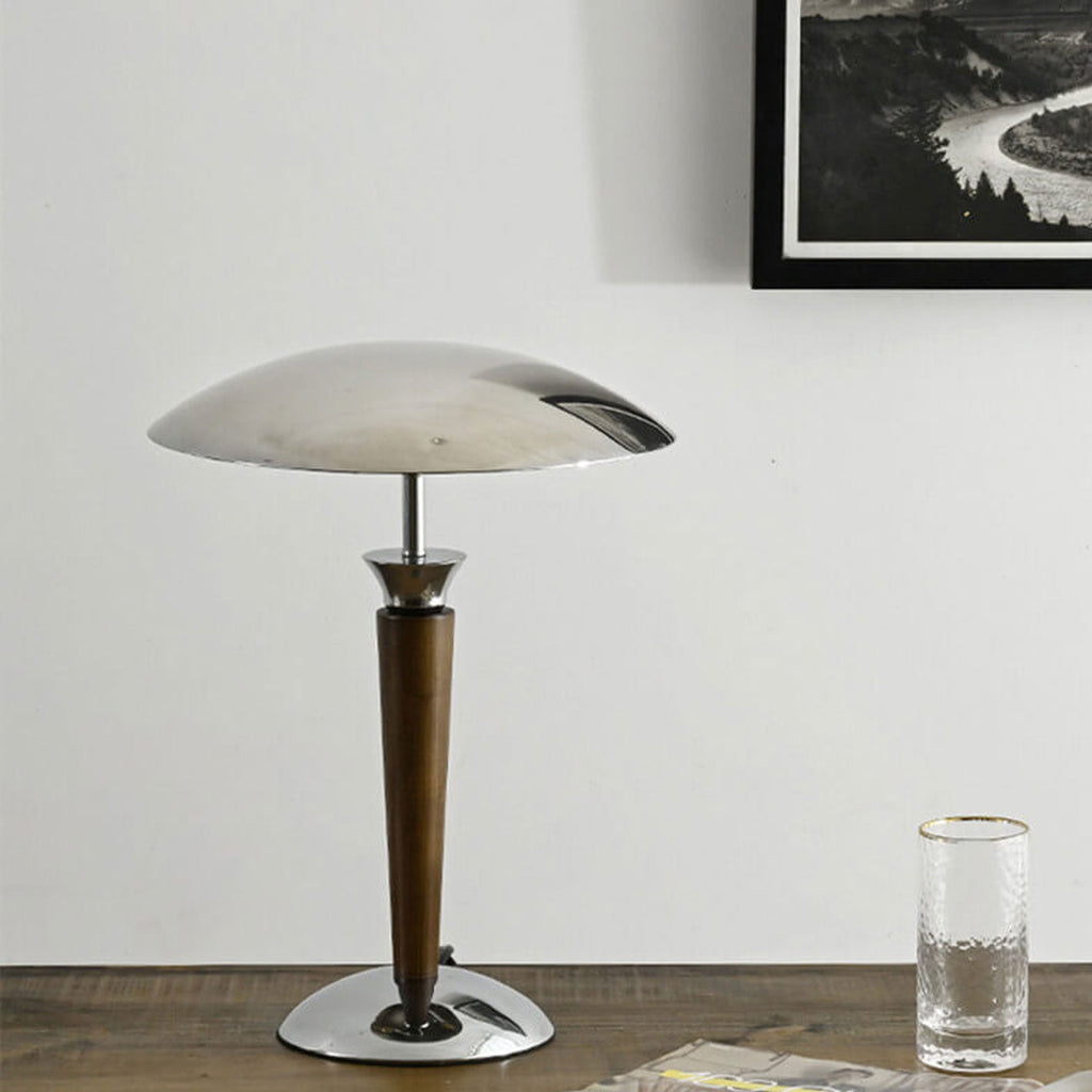 Solid Wood Hardware Table Lamp