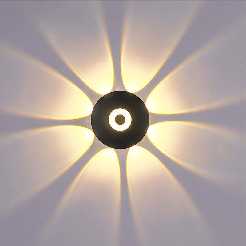 Aluminum Round Patio Outdoor Light