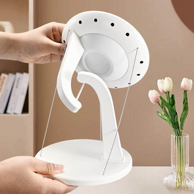 Round Suspended Plastic Bedroom Table Lamp