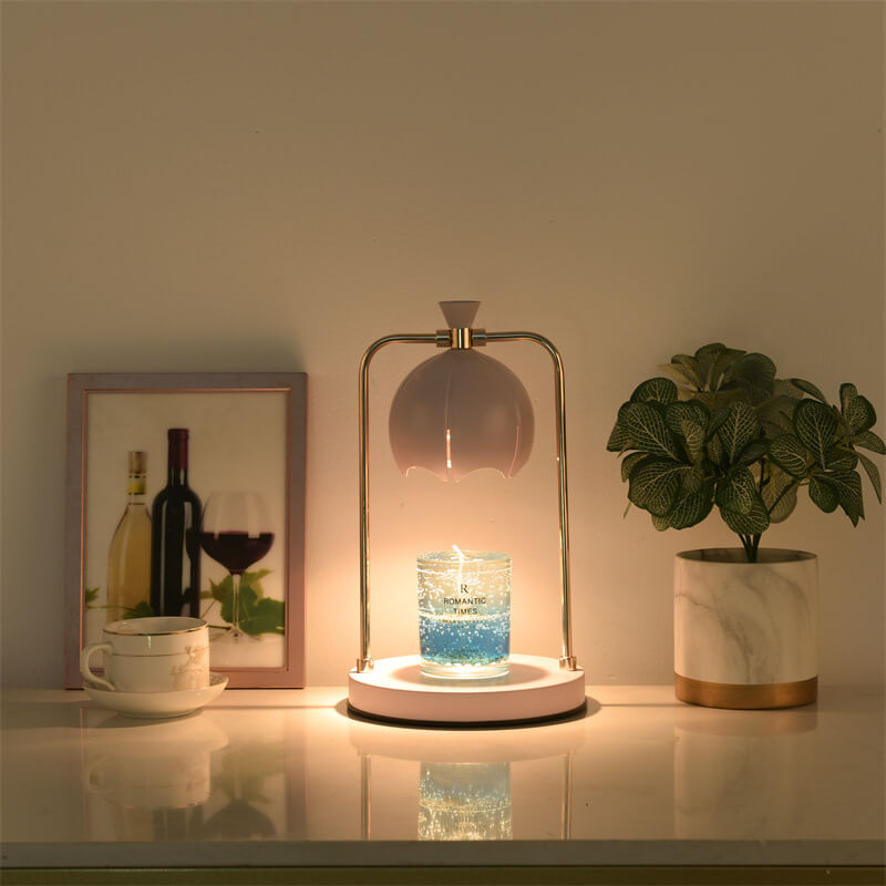 Orchid Metal Aromatherapy Melting Table Lamp