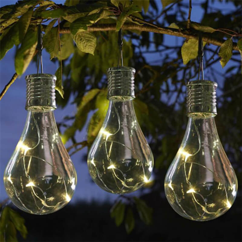 Color Bulbs Plastic Outdoor Light