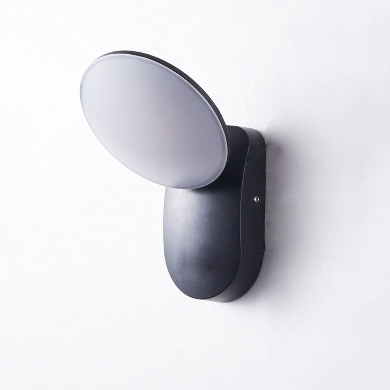 Aluminum PC Round Garden Outdoor Light