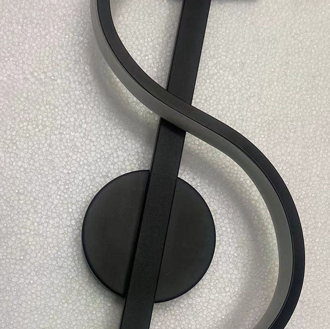 Music Note Silicone Line Wall Lamp