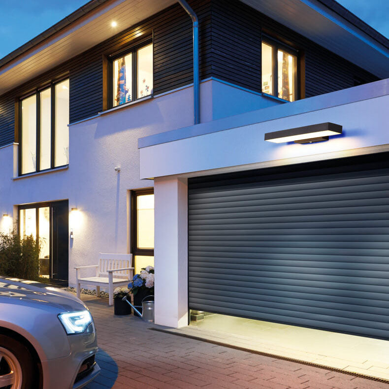 Rectangular Flat Sensor Outdoor Light
