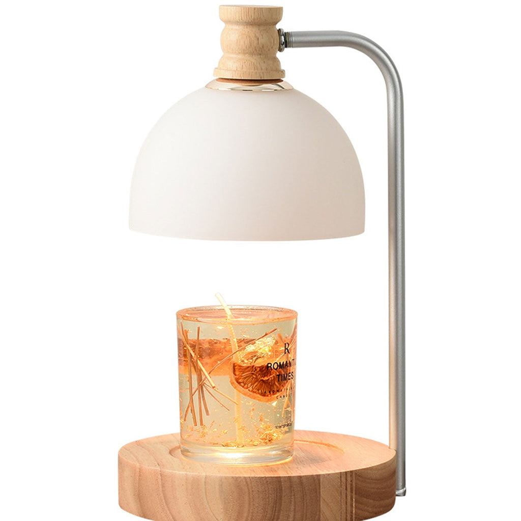 Log Glass Dome Melting 2-Light Table Lamp