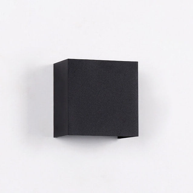 Pure Black Aluminum Angle Outdoor Light