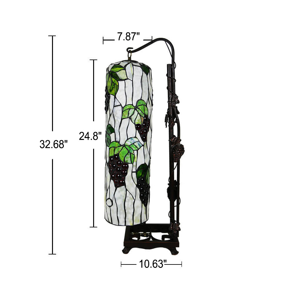 Glass Painted Table Lamp