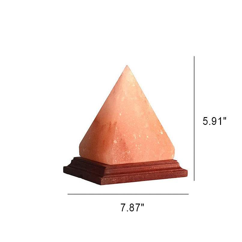 Himalayan Triangle Salt Table Lamp