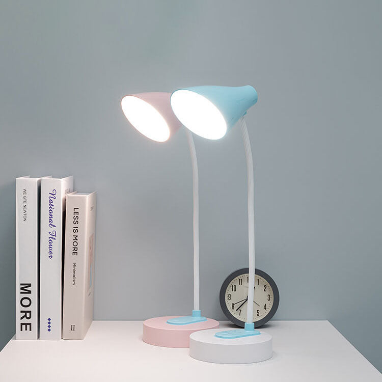 Plastic Round Foldable Table Lamp