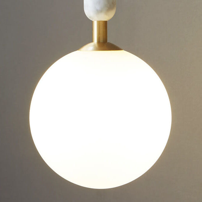 Ball Marble Arm Wall Lamp