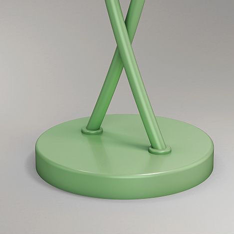 Floral Glass Twist Ring 3-Light Floor Lamp