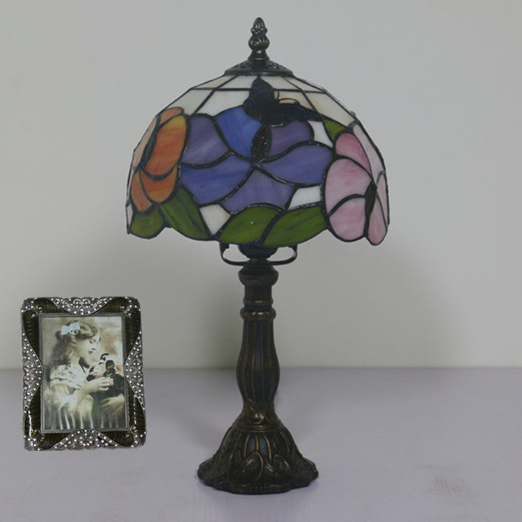 Dome Flower Zinc Alloy Table Lamp