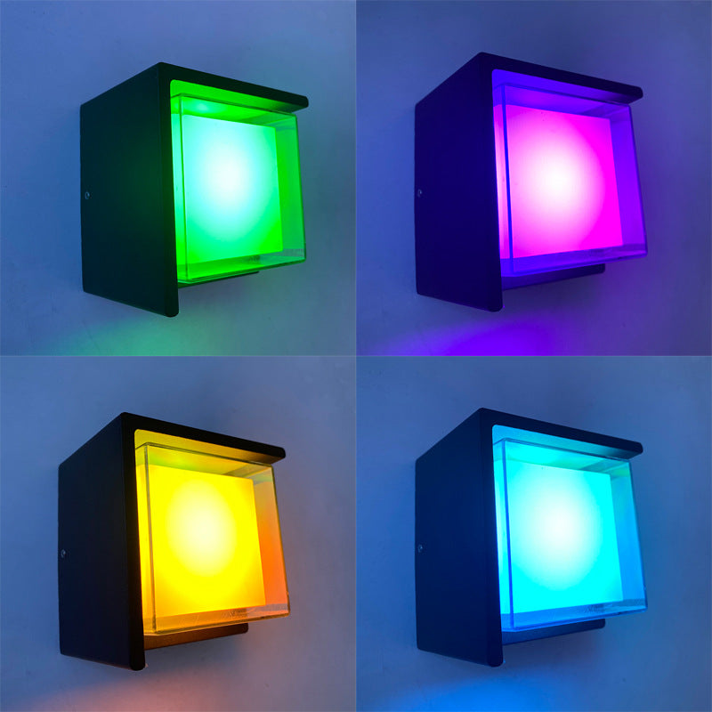 Smart Rhombus Aluminum App Outdoor Light