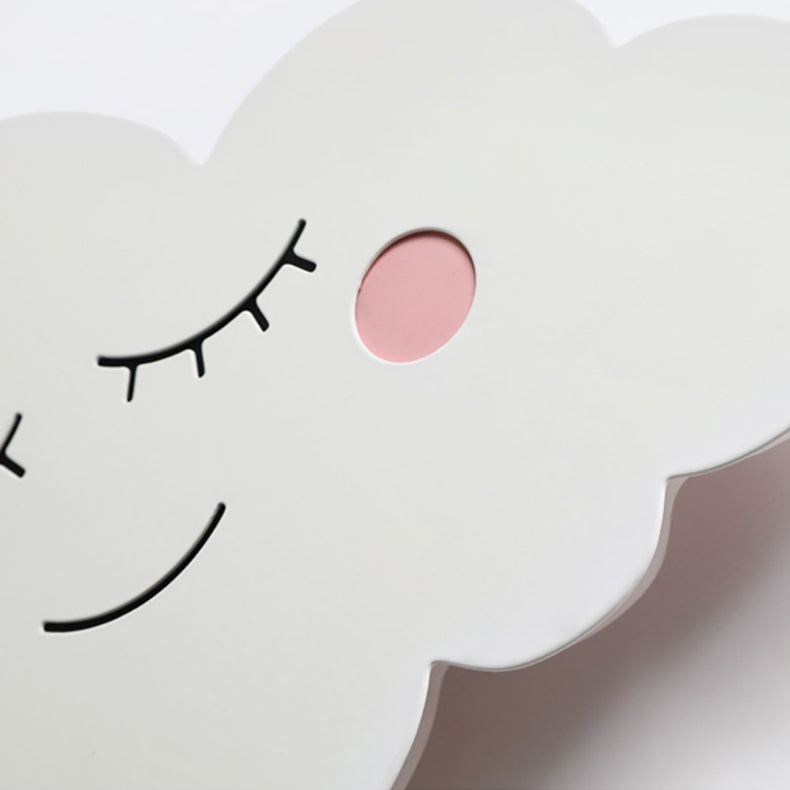 Cartoon Smiley Cloud Iron Wall Lamp